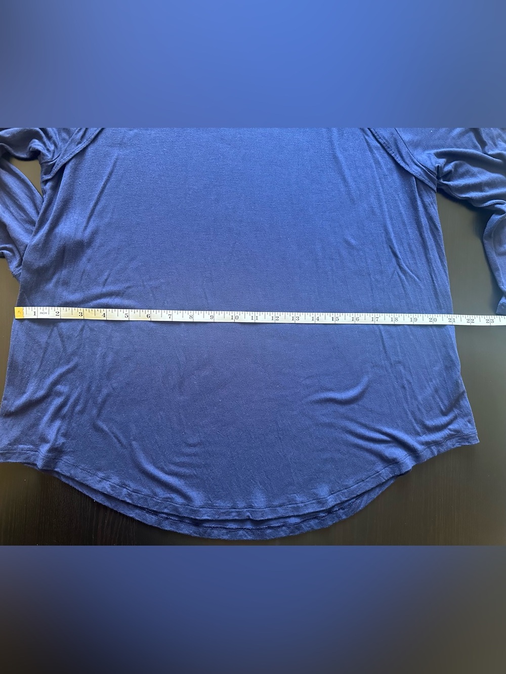 Old Navy Navy Long-Sleeve Raglan Top - Picture 8 of 10